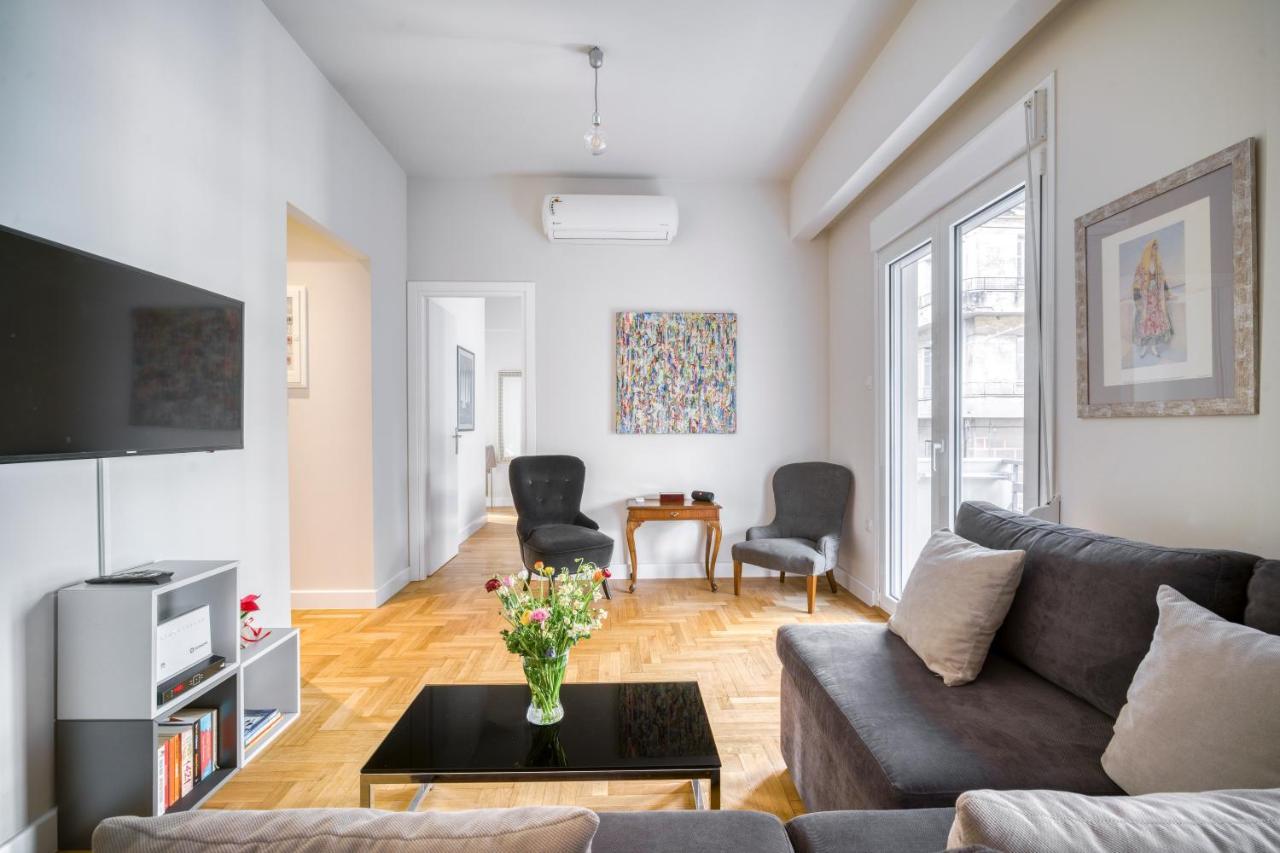 Lovely Sunlit Central Athens 2 Bedroom 2 Bathroom Condo Buitenkant foto